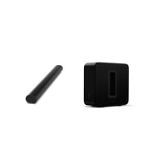 Sonos - Arc Home Theater & Subwoofer Black - Bundle