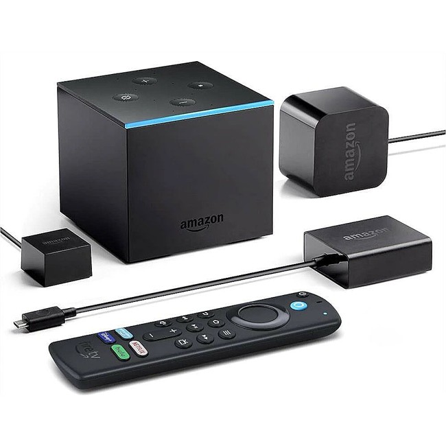 Amazon - Fire TV Cube 4K Ultra HD Streaming Media Player