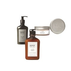 Depot - No. 103 Hydrating Shampoo 250 ml + Depot - No.815 All In One Skin Lotion 200 ml + Depot - No. 303 Modelling Wax 100 ml