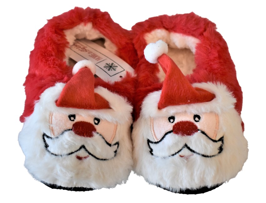 Christmas Slippers - Santa (Size 31-34)
