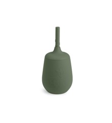 Nuuroo - Adita Silicone Cup with Straw - Dusty green