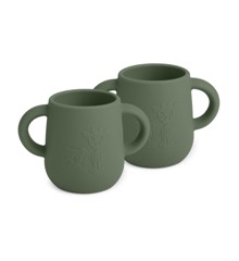 Nuuroo - Abiola Silicone Cup 2-Pack - Dusty green