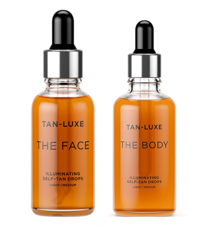 Tan-Luxe - Self Tan Oil The Face Light/Medium 30 ml + Tan-Luxe - Self Tan Oil The Body Light/Medium 50 ml