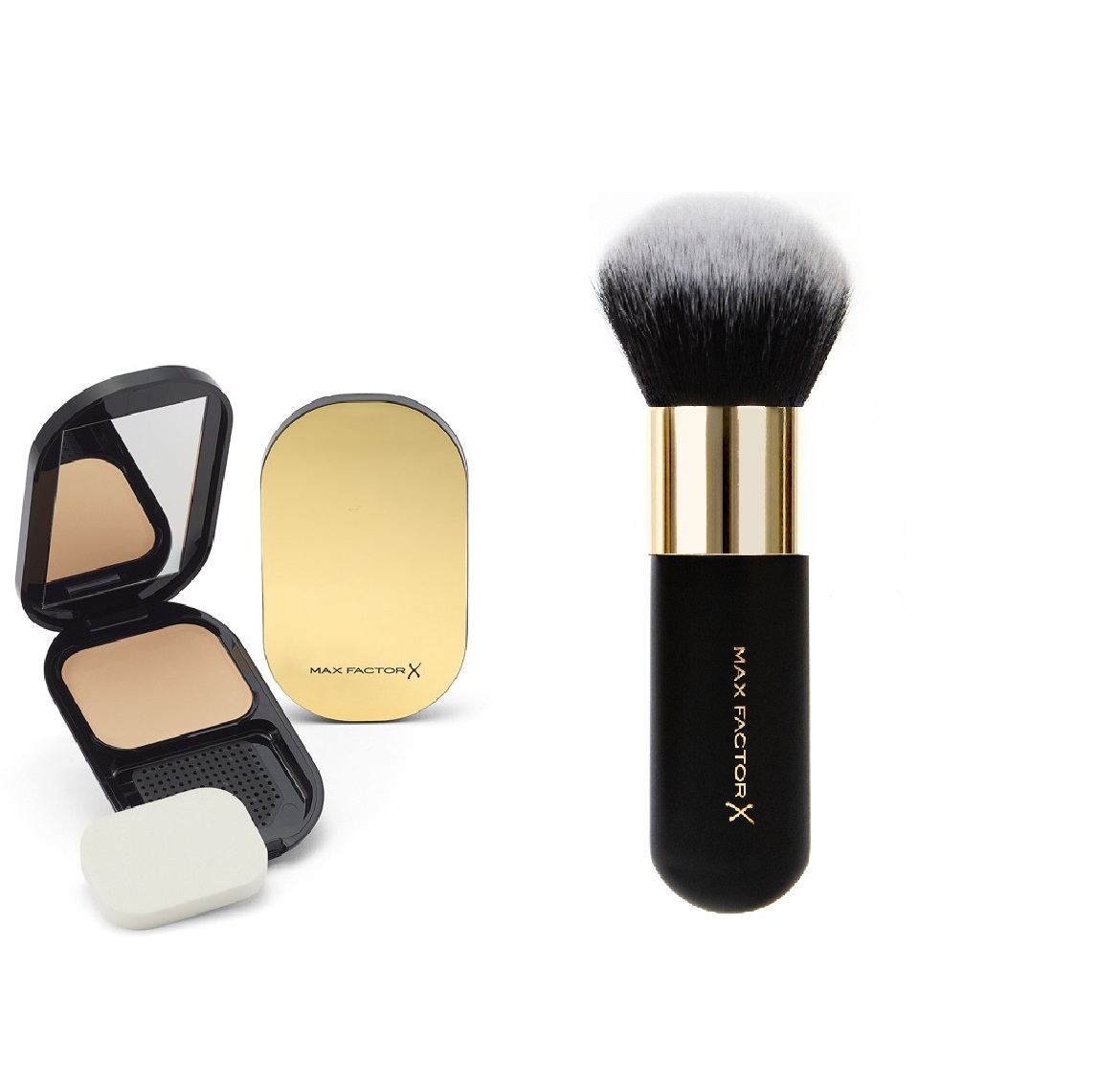 Max Factor - Facefinity Compact Foundation #03 + Compact Multi Børste