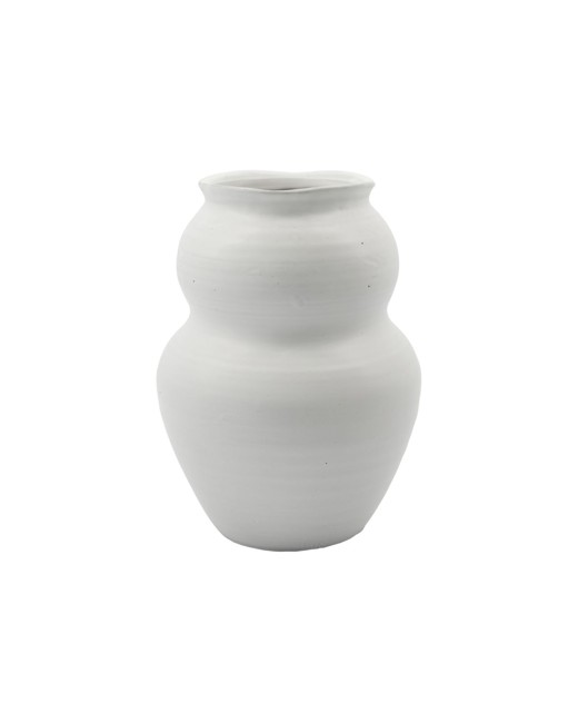 House Doctor - Juno Vase H22,5 cm - Hvid