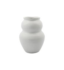 House Doctor - Juno Vase H22,5 cm - Hvid