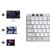 Logitech - MX Mechanical Mini for Mac Minimalist Wireless Illuminated Keyboard PALE GREY - Nordic thumbnail-11