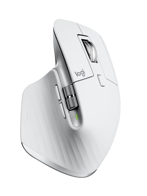 Logitech - MX Master 3S For Mac Performance Wireless Mouse - PALE GREY
