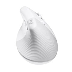 Logitech - Lift for Mac Vertical Ergonomic Mouse - OFF-WHITE