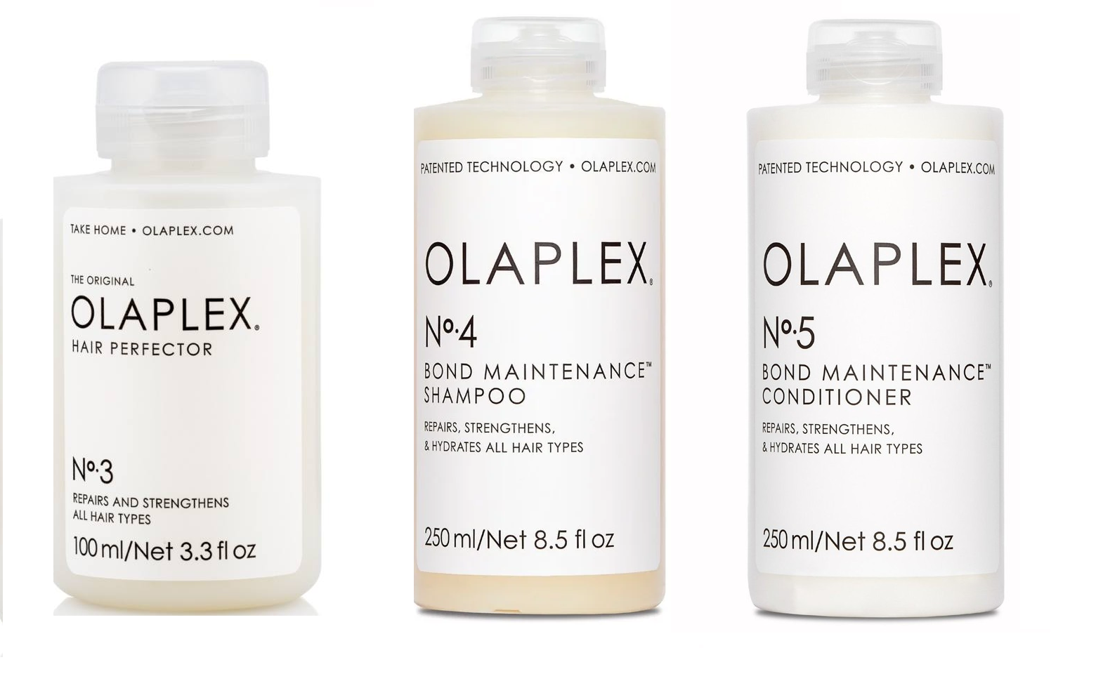 Buy Olaplex - Hair Perfector  Hårkur 100ml + Shampoo Nº 4 + Conditioner  Nº5 250 ml 250 ml +