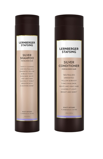 Lernberger Stafsing - Silver Shampoo For Blonde Hair 250 ml + Lernberger Stafsing - Silver Conditioner 200 ml