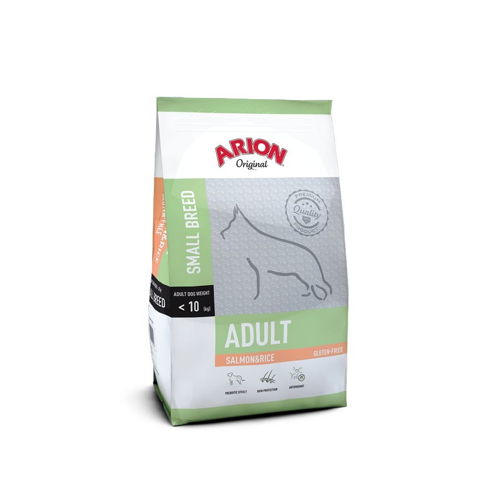 Arion - Dog Food - Adult Small - Salmon&Rice - 7,5 Kg (105519) - Kjæledyr og utstyr