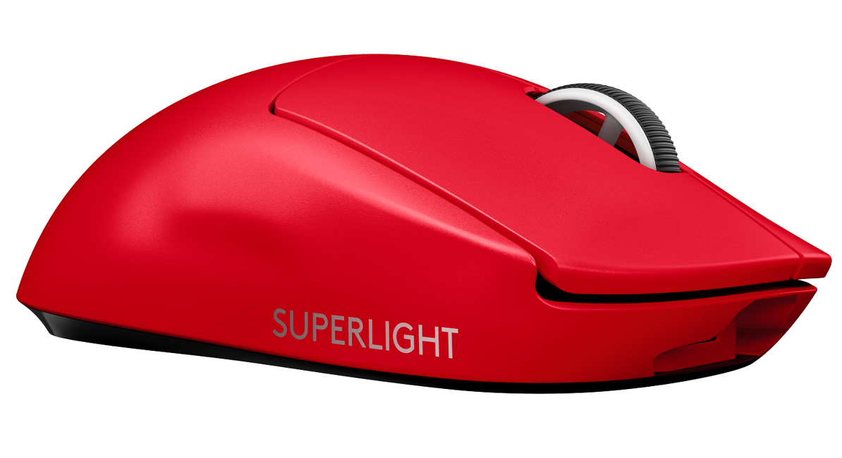 Logitech - PRO X SUPERLIGHT Wireless Gaming Mouse - RED