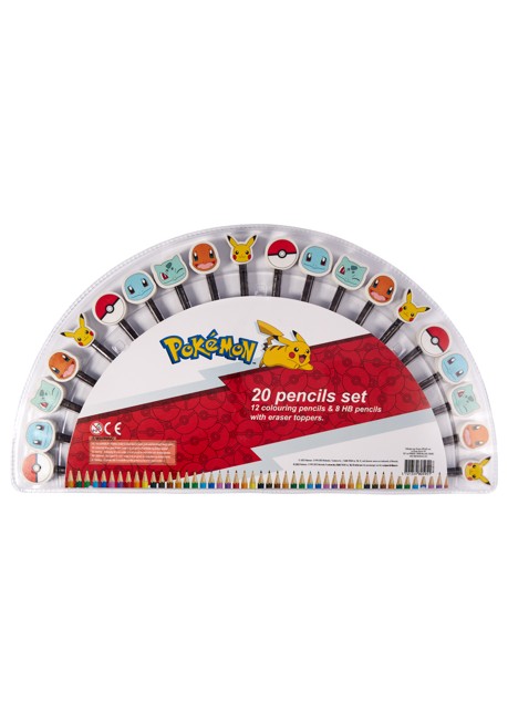 Euromic - Pencils (20 pcs) - Pokemon (061507020)