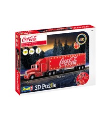 Revell - 3D Puslespil - Coca-Cola Lastbil LED