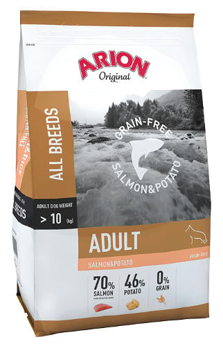 Arion - Dog Food - Grain-free - Salmon&Potato - 12 Kg (104961) - Kjæledyr og utstyr