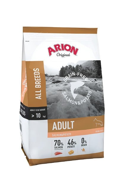 Arion - Hundefoder - Grain-free - Laks & Kartoffel - 12 Kg