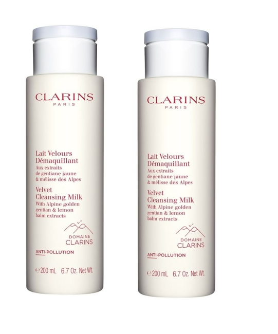 Clarins - 2 x Velvet Cleansing Milk 200 ml