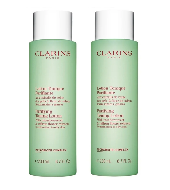 Clarins - 2 x Purifying Toning Lotion 200 ml