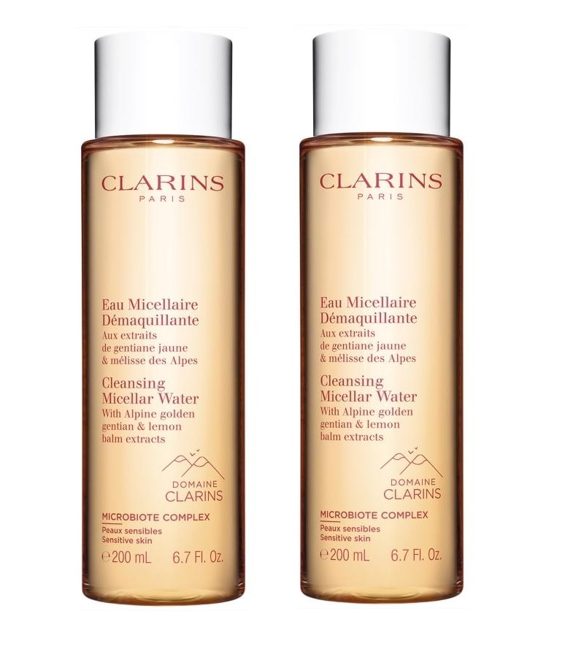 Clarins - 2 x Cleansing Micellar Water 200 ml