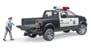 Bruder - Politibil med betjent og lys/lys modul (02505) thumbnail-2