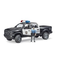 Bruder - Politibil med betjent og lys/lys modul (02505)