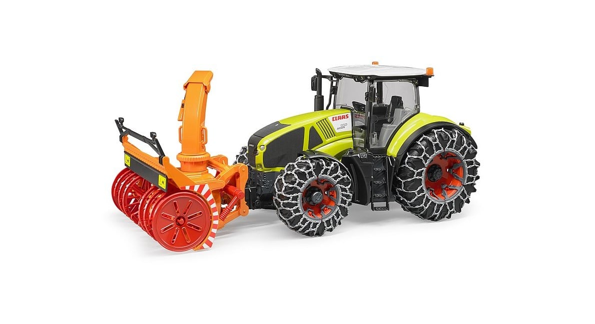Bruder - Claas Axion 950 with Snow Chains and Snow Blower (03017)