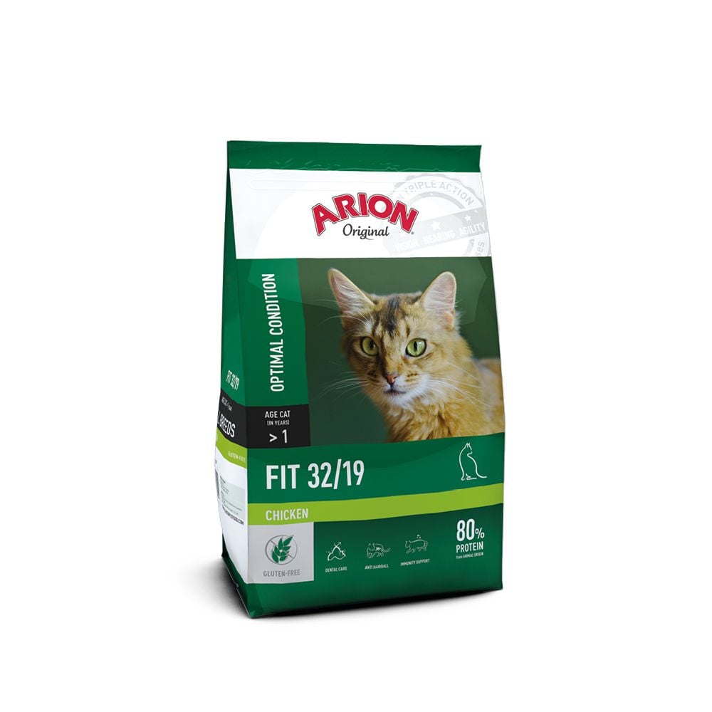 Arion - Cat Food - Original Fit - 7,5 Kg (105855) - Kjæledyr og utstyr