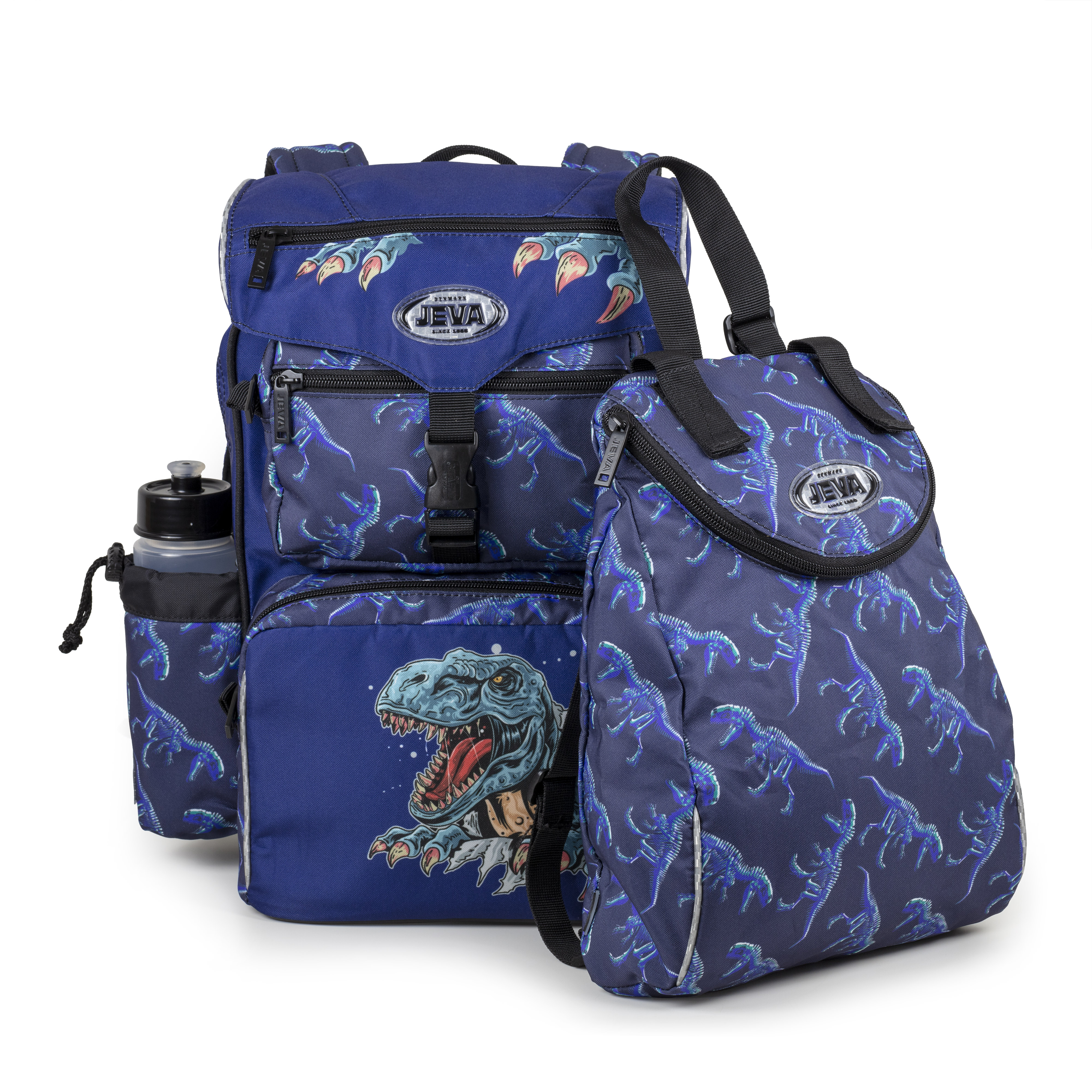 JEVA - Schoolbag (16 + 8 L) - Beginners - Dinosaur (313-75) - Leker