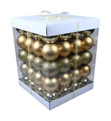 DGA - Ball, mat/shiny/glitter,  Gold (1481180)