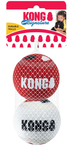 Kong - Signature Sport Balls 2-pack 8cm L - (KONGSKSB12E)