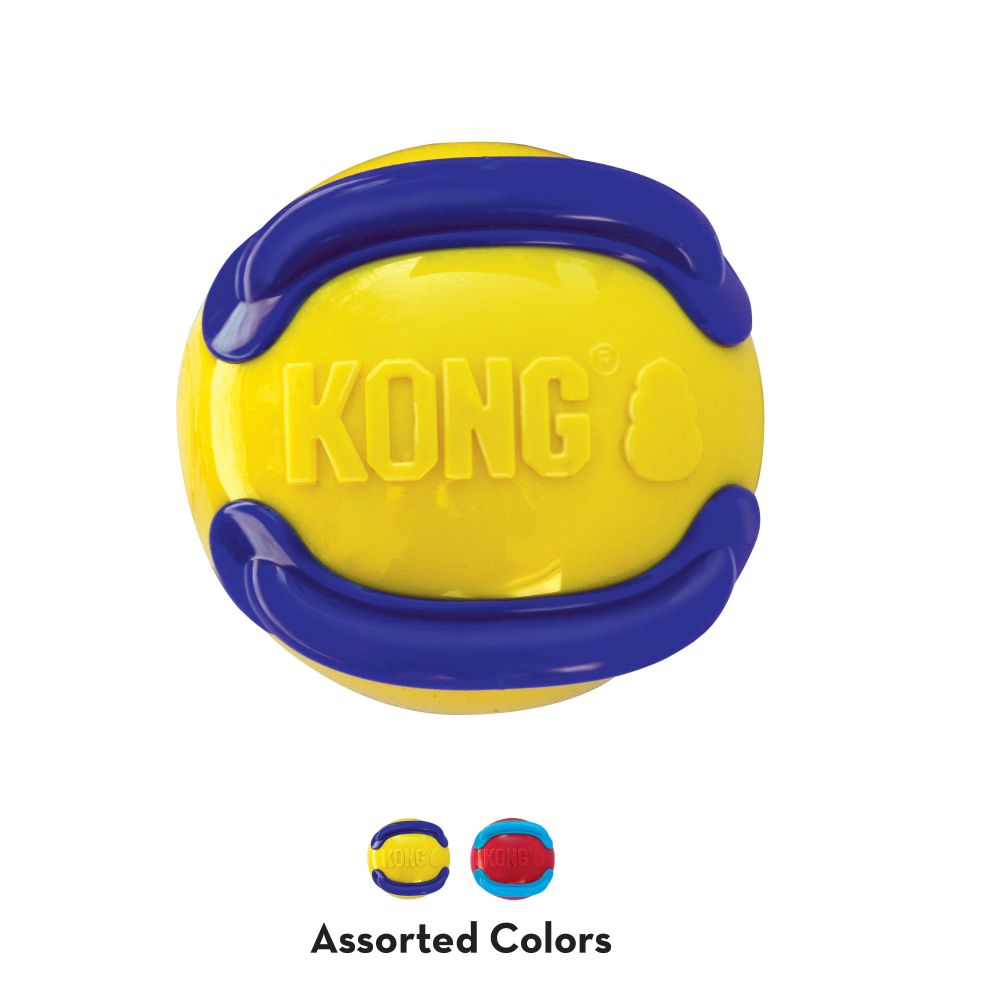 Kong - Jaxx Brights Ball Assorted Medium - (KONGPJB21E) - Kjæledyr og utstyr