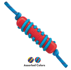 Kong - Jaxx Brights Stick with rope Assorted 36cm Large - (KONGPJB12E)