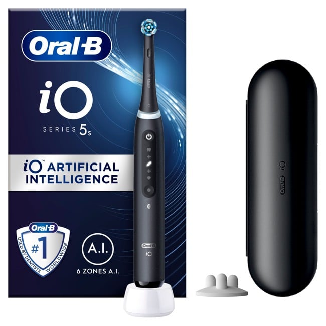 Oral-B - iO5s Mat Sort Elektrisk Tandbørste