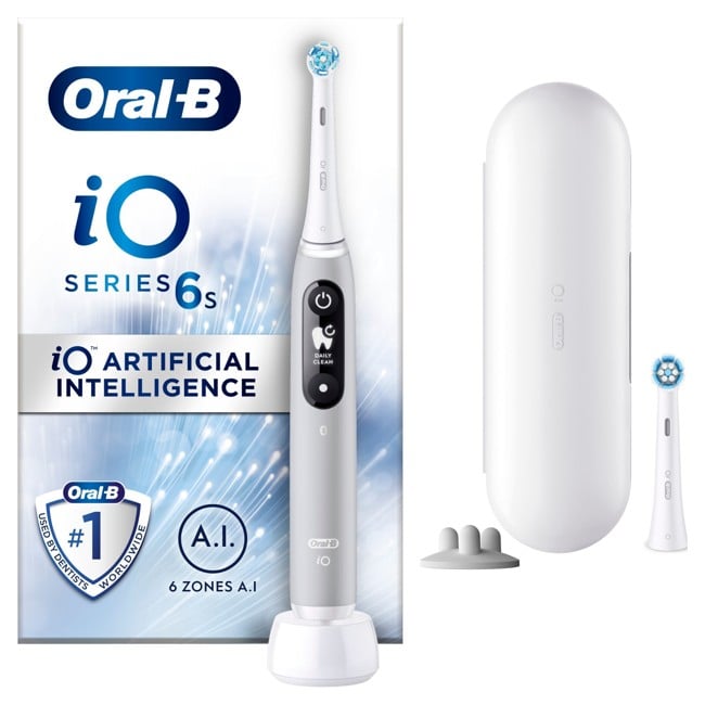 Oral-B - iO6S Grå Opal Elektrisk Tandborste