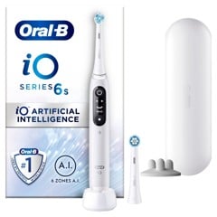 Oral-B - iO6S Hvítur Rafmagnsbursti