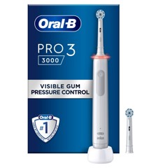 Oral-B - Pro 3 3000 Weiße Elektrische Zahnbürste