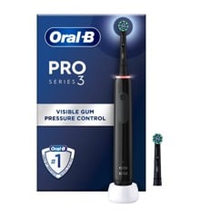 Oral-B - Pro 3 3000 Sort Elektrisk Tandbørste