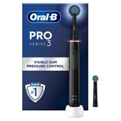 Oral-B - Pro 3 3000 Svartur Rafmagnsbursti