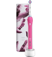 Oral-B - Pro1 750 - Elektrisk tandbørste - Pink - (rejsetaske medfølger)