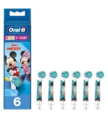 Oral-B - Kids Mickey Vaihtoharjaspäät 2+2+2 Kpl