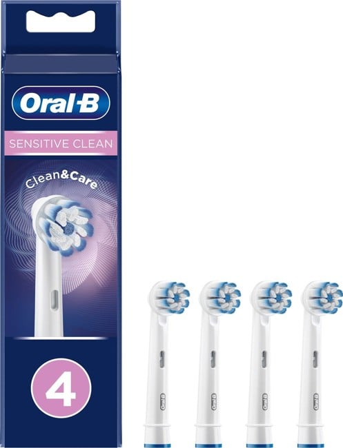 Oral-B - Sensitive Clean&Care Erstatningshoder 4 Stk