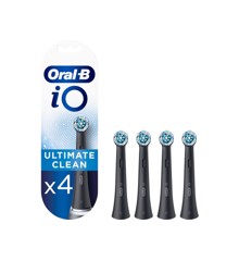 Oral-B - iO Ultimate Clean Mustat Vaihtoharjat 4 Kpl