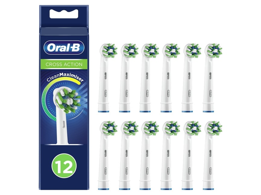 Oral-B - CrossAction Erstatningshoder 12 Stk