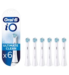 Oral-B - iO Ultimate Clean Udskiftningshoveder 6 Stk