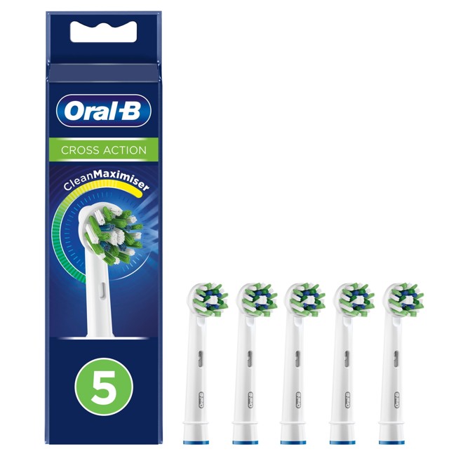 Oral-B - CrossAction  - Toothbrush Replacement Head ( 5 pcs )