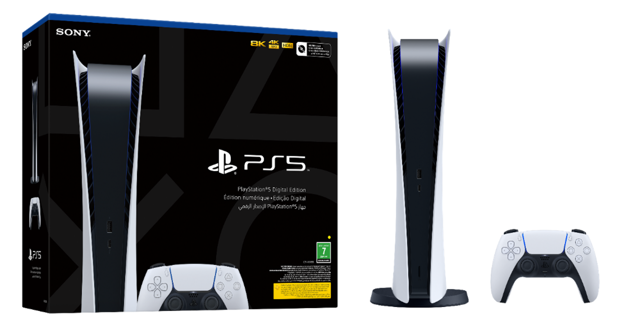 Sony Playstation 5 Console Digital Edition 825GB SSD