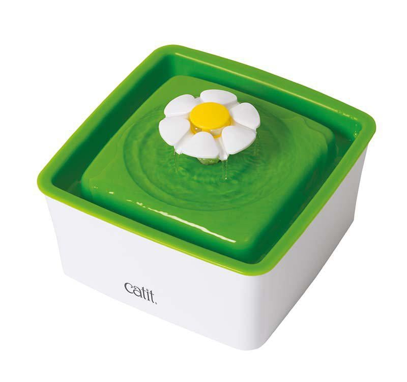 Catit - Cat Fountain Flower Mini 1.5liter - (785.0358) - Kjæledyr og utstyr