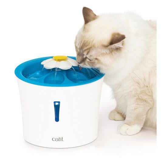 Catit - Cat Fountain Flower Led 3 liter - (785.0361) - Kjæledyr og utstyr