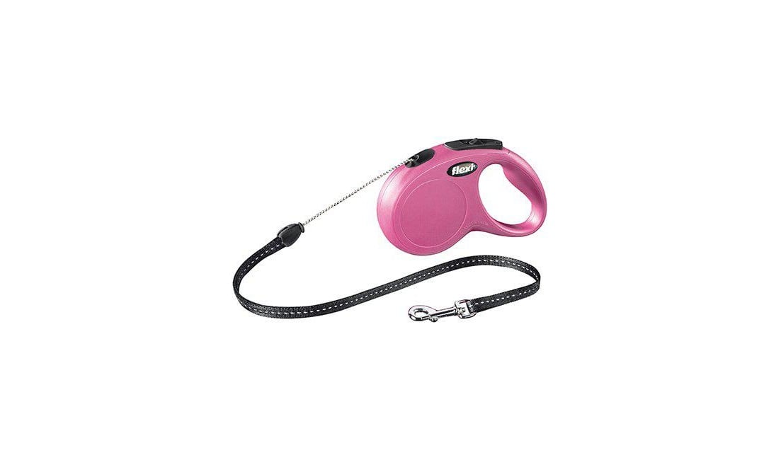 Flexi - New Classic M 5M Snor Pink max 20Kg